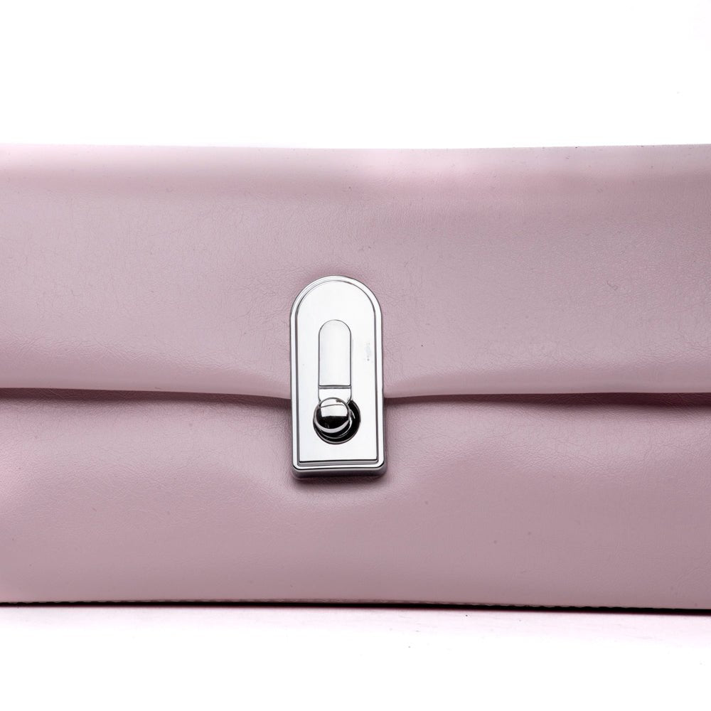 Borsa a spalla in liz fill rosa cipria - TreemmeCreazioni