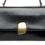 Borsa a spalla in naplak nero. - TreemmeCreazioni