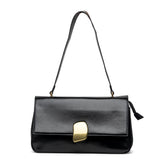 Borsa a spalla in naplak nero.