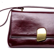 Borsa a spalla in naplak rosso rubino. - TreemmeCreazioni