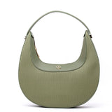 Borsa a spalla mezza luna verde.