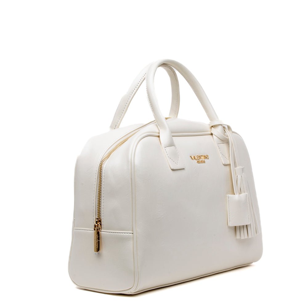 Borsa bauletto in ecopelle anticata burro - TreemmeCreazioni