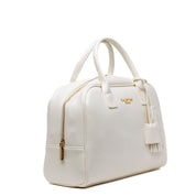 Borsa bauletto in ecopelle anticata burro - TreemmeCreazioni