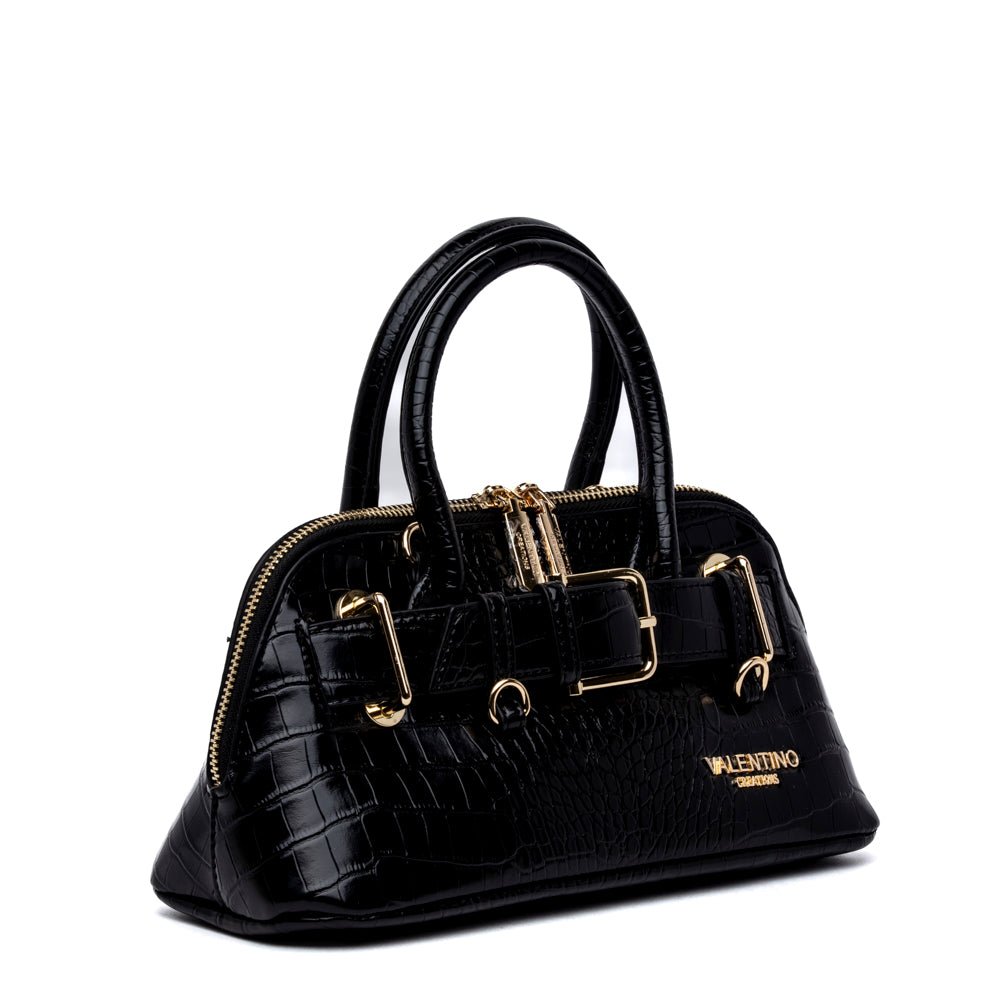 Borsa bauletto in stampa cocco nera - TreemmeCreazioni