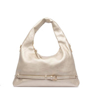 Borsa hobo in ecopelle platino - TreemmeCreazioni