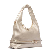 Borsa hobo in ecopelle platino - TreemmeCreazioni