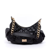 Borsa in eco nappa trapuntata.