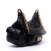 Borsa in eco nappa trapuntata. - TreemmeCreazioni