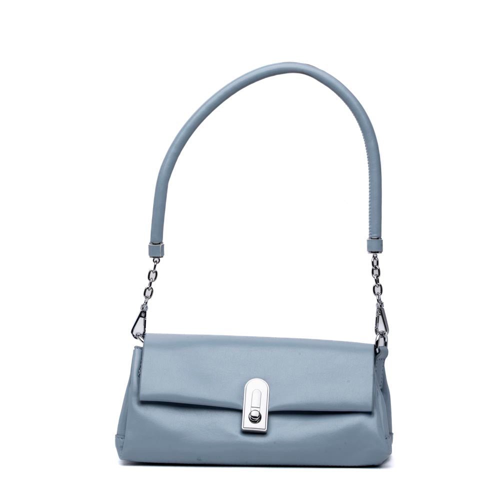 Borsa in liz fill azzurro polvere - TreemmeCreazioni