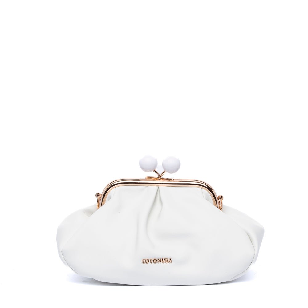 Borsa pasticcino in ecopelle burro - TreemmeCreazioni
