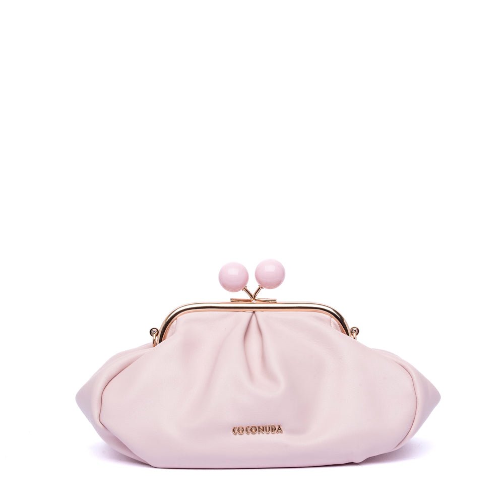 Borsa pasticcino in ecopelle rosa baby - TreemmeCreazioni