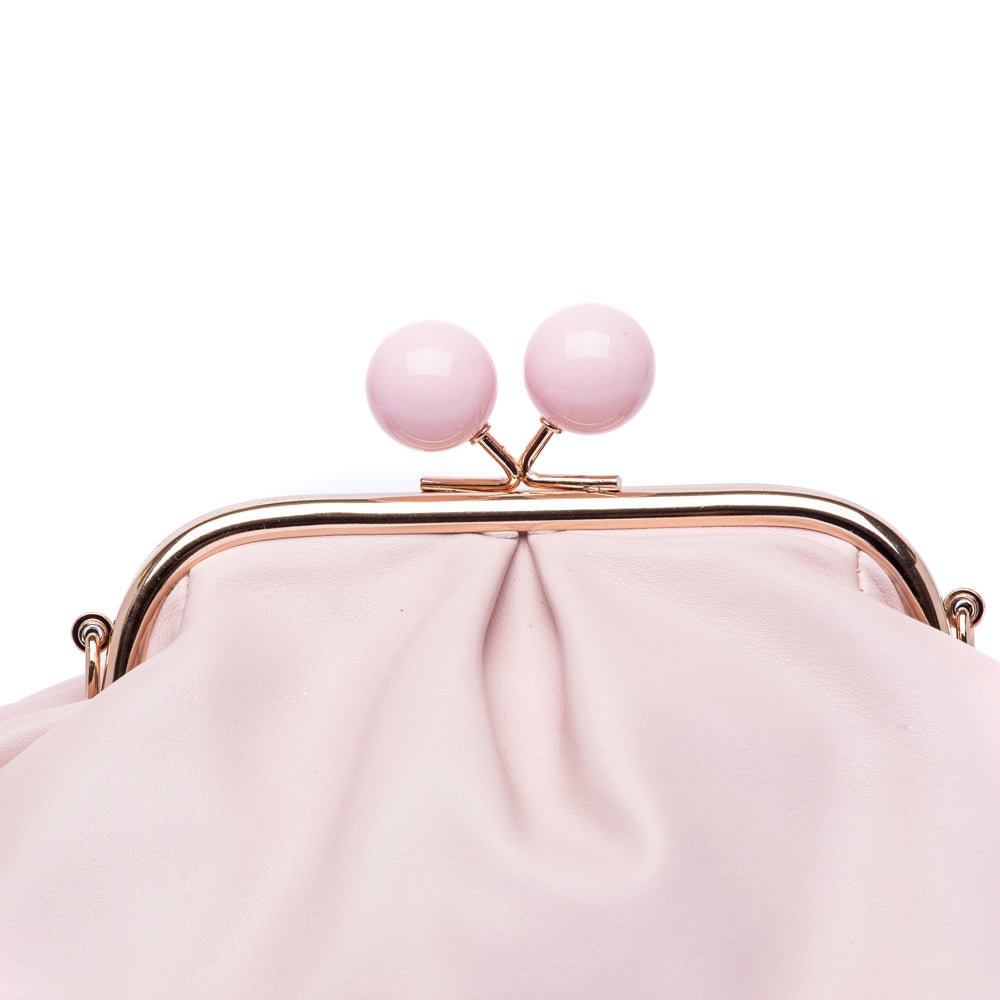 Borsa pasticcino in ecopelle rosa baby - TreemmeCreazioni