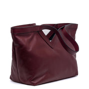 Borsa shopping grande in vitello rubino. - TreemmeCreazioni