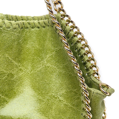 Borsa tote in pelle laminata verde. - TreemmeCreazioni