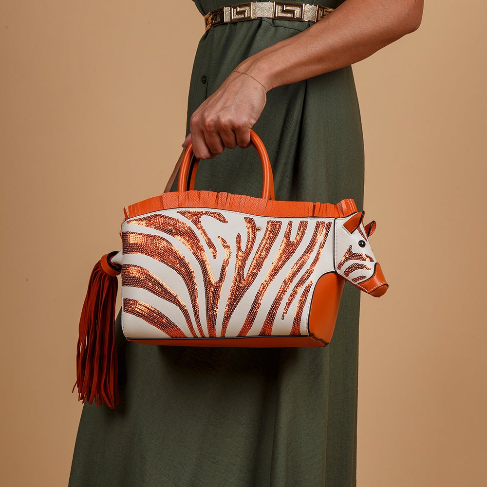 Borsa zebra safari. - TreemmeCreazioni