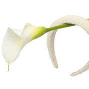 Cerchiello Sposa in micro perline bianche. - TreemmeCreazioni