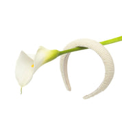Cerchiello Sposa in micro perline bianche. - TreemmeCreazioni