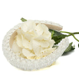 Cerchiello Sposa in micro perline trasparenti.
