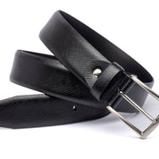 Cintura uomo in saffiano blu - TreemmeCreazioni