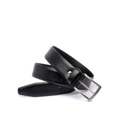 Cintura uomo in saffiano blu