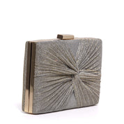 Clutch elegante in tessuto glitterato. - TreemmeCreazioni