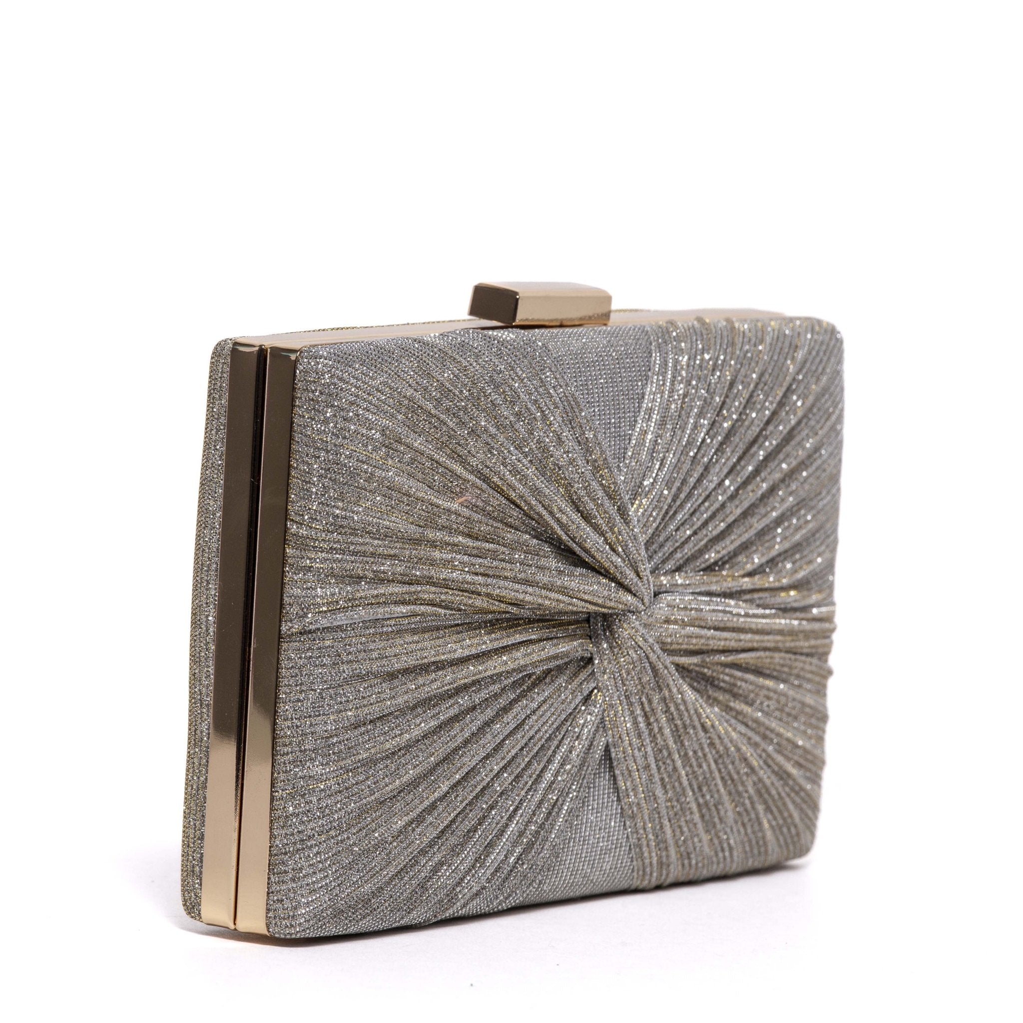 Clutch elegante in tessuto glitterato. - TreemmeCreazioni
