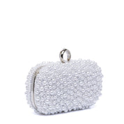 Clutch Sposa in perle bianche. - TreemmeCreazioni