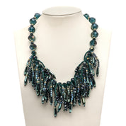 Collana con pietre verdi. - TreemmeCreazioni