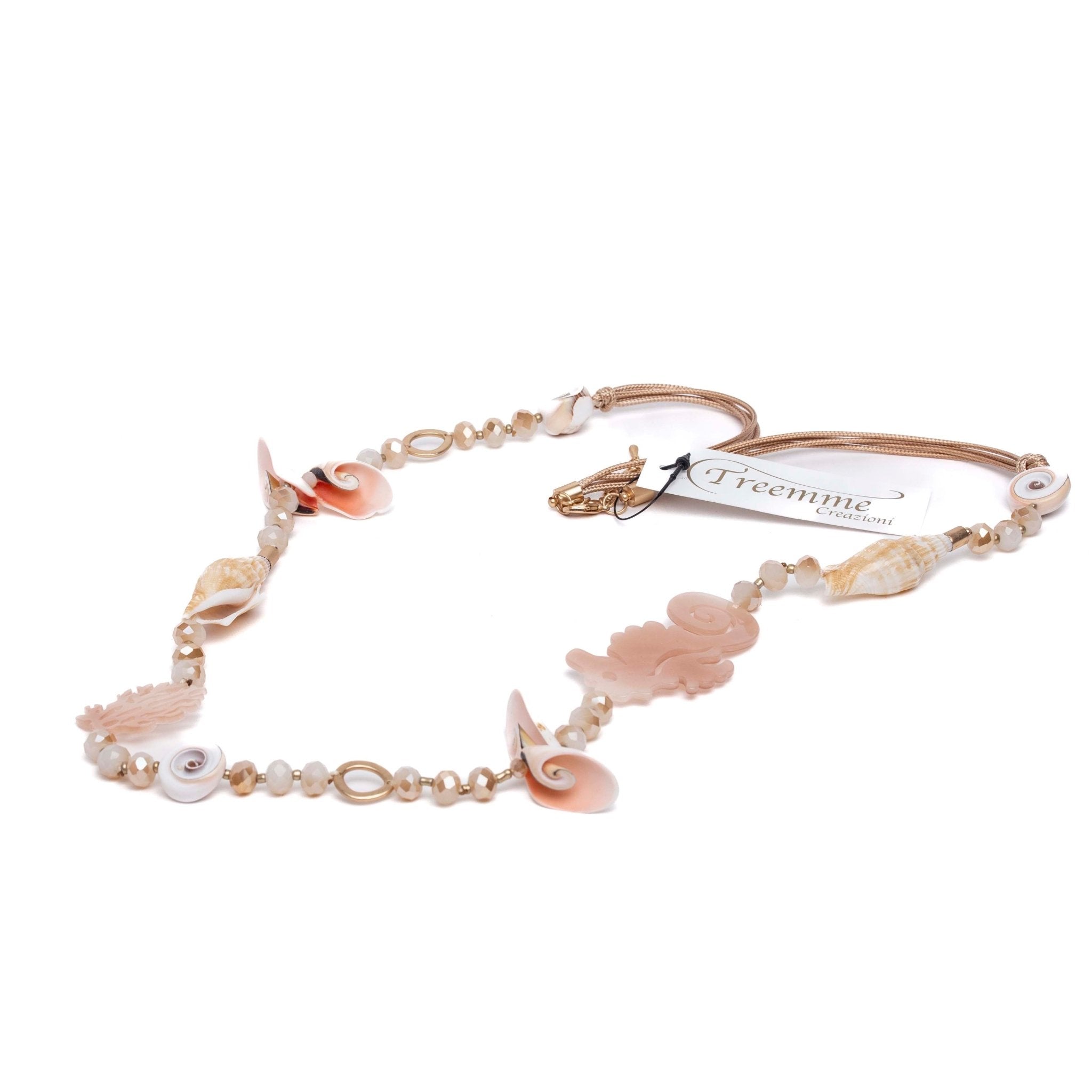 Collana etnica effetto mare. - TreemmeCreazioni