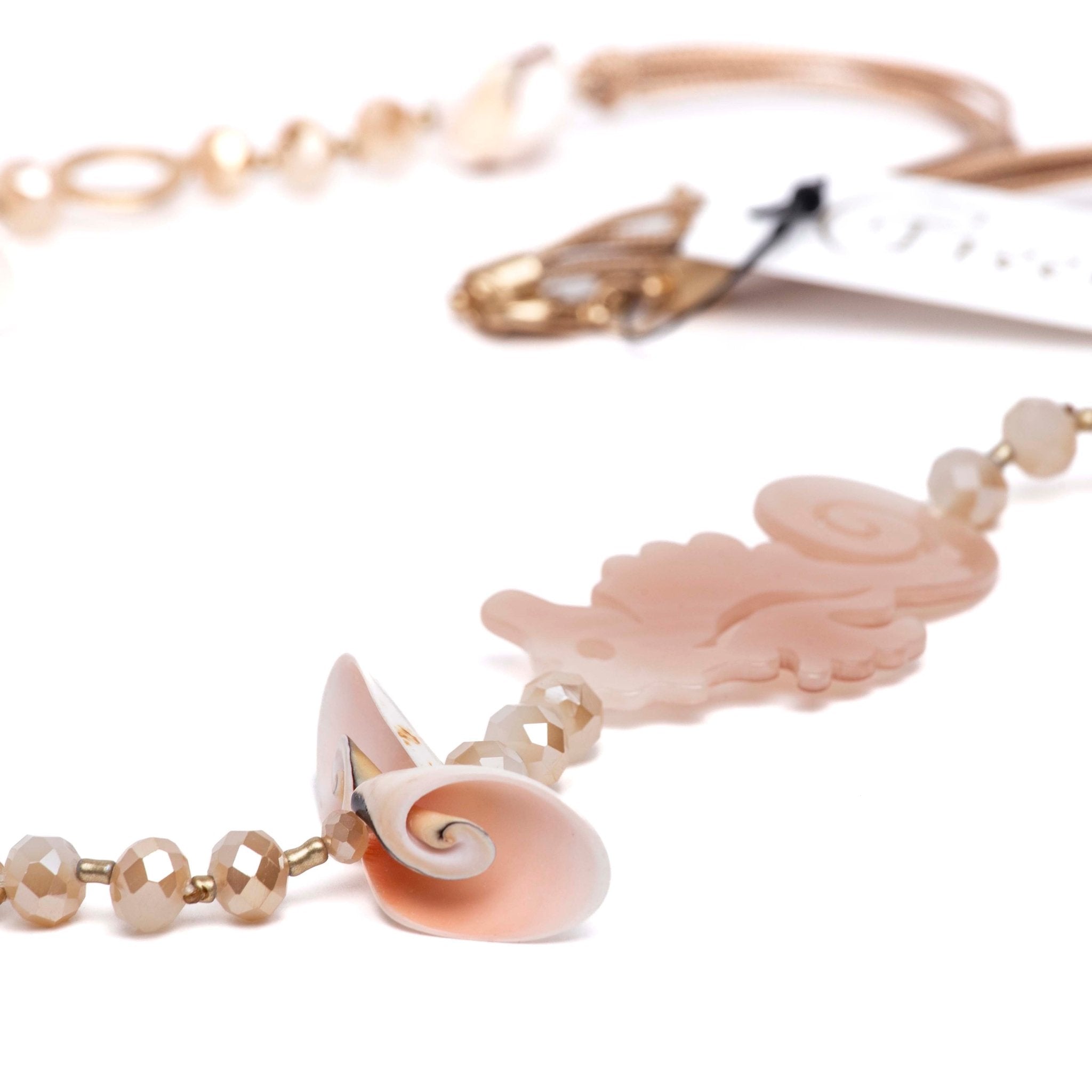 Collana etnica effetto mare. - TreemmeCreazioni