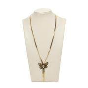 Collana lunga con farfalla. - TreemmeCreazioni