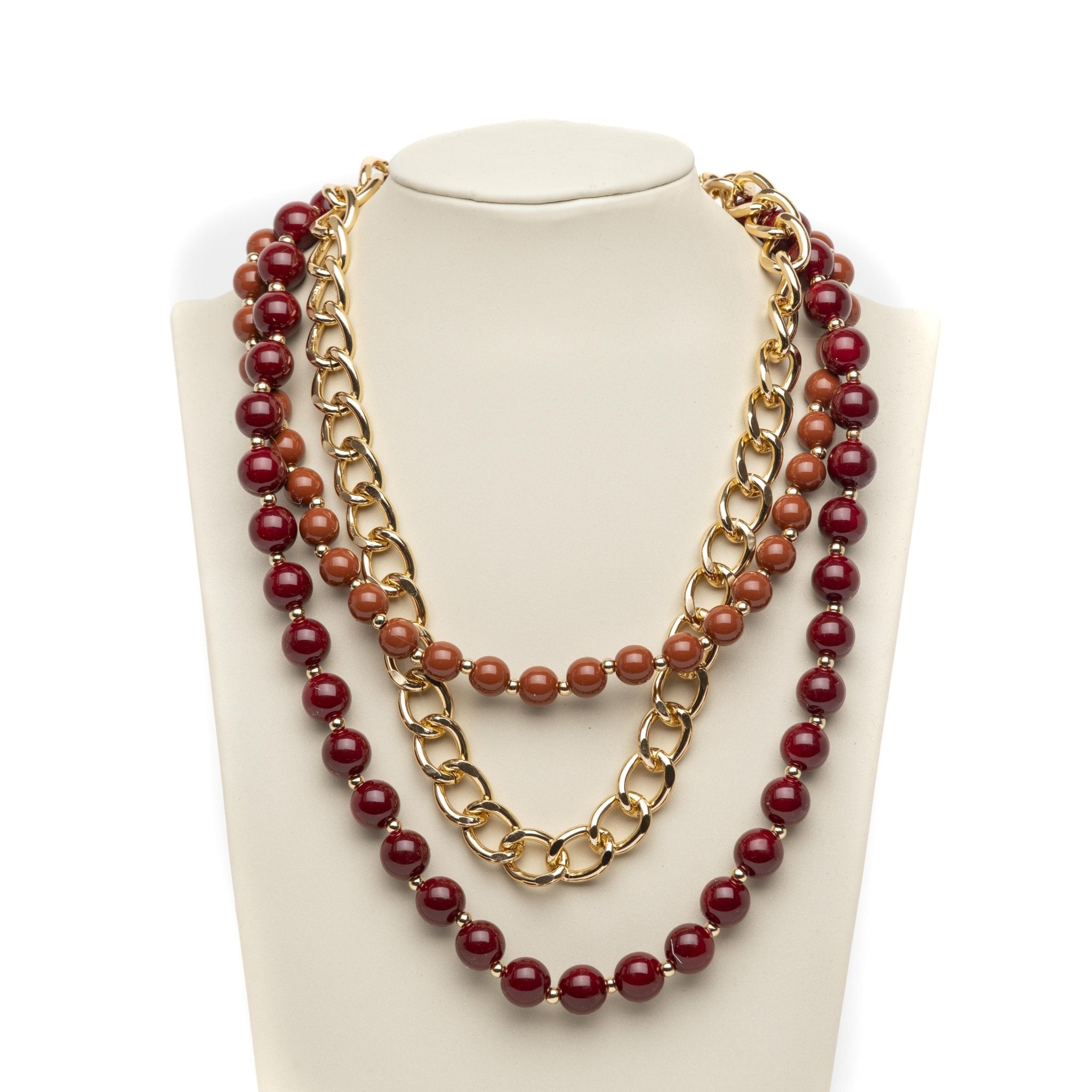 Collana multistrati con perle. - TreemmeCreazioni