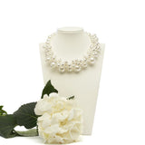 Collana Sposa con perle avorio.