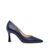 Décolleté blue navy con scollo a cuore.