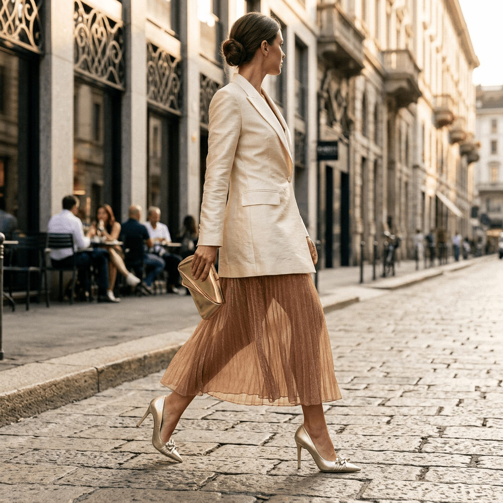 Décolleté in charme platino con fiocchetti - TreemmeCreazioni