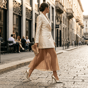 Décolleté in charme platino con fiocchetti - TreemmeCreazioni