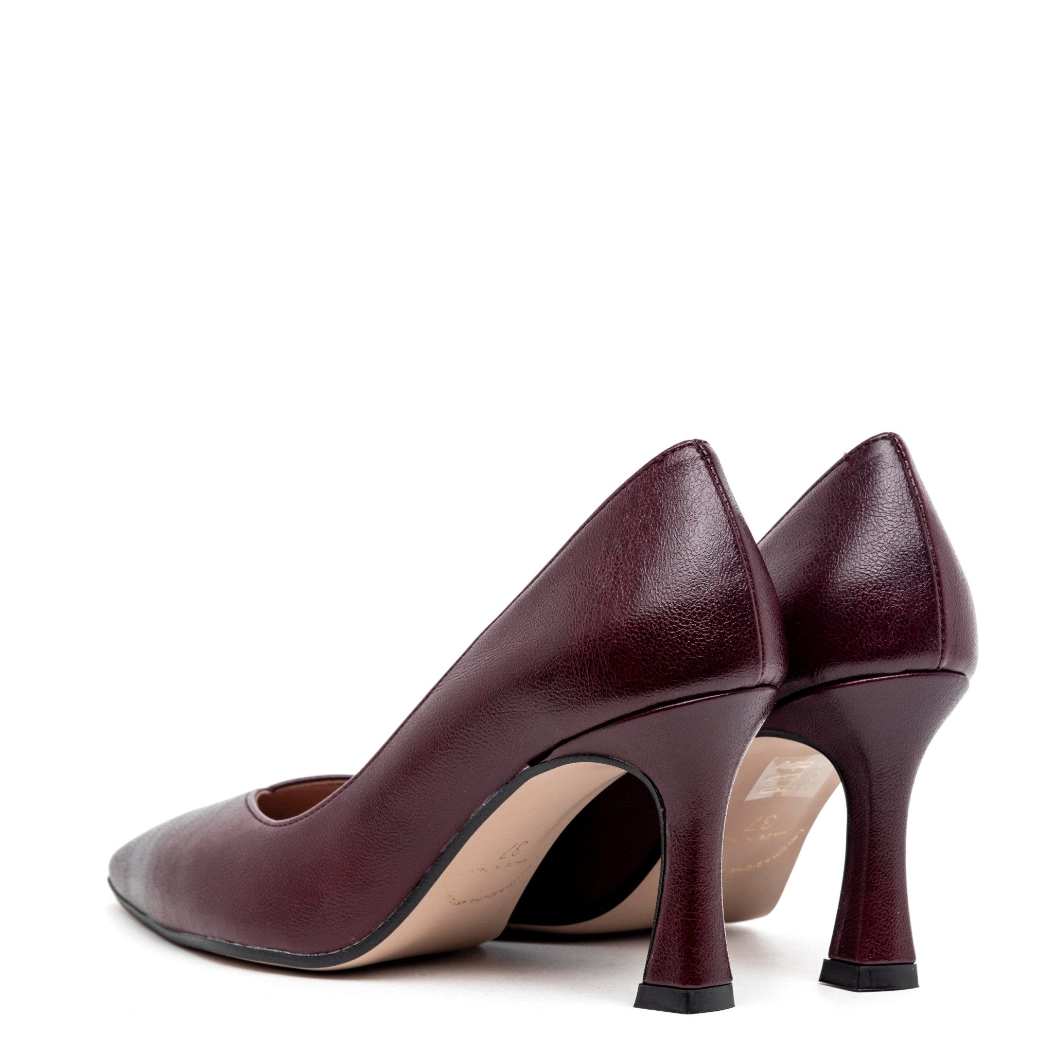 Dècolleté in liz fil bordeaux. - TreemmeCreazioni
