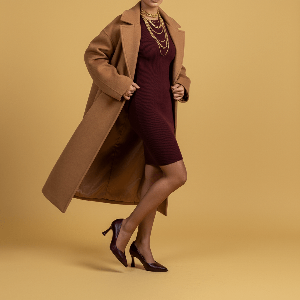 Dècolleté in liz fil bordeaux. - TreemmeCreazioni