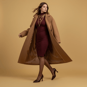 Dècolleté in liz fil bordeaux. - TreemmeCreazioni