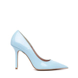 Décolleté in naplak azzurro