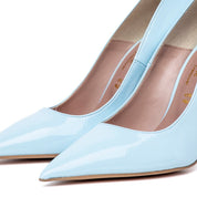 Décolleté in naplak azzurro - TreemmeCreazioni