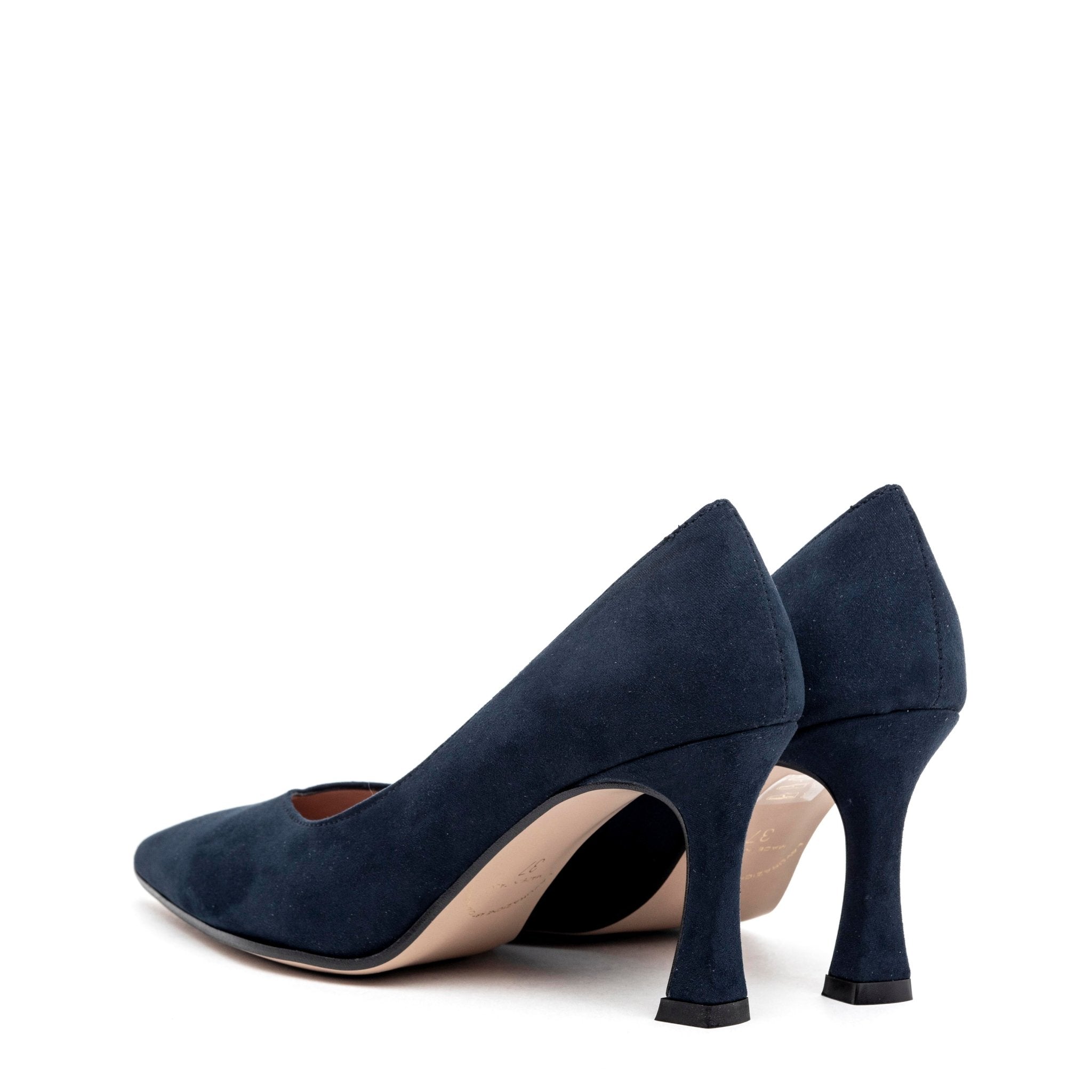 Décolleté in snegg blu navy. - TreemmeCreazioni