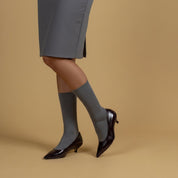 Décolleté in stampa pitonata bordeaux. - TreemmeCreazioni