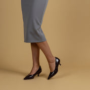 Décolleté in stampa pitonata bordeaux. - TreemmeCreazioni