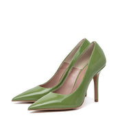 Décolleté in vernice verde - TreemmeCreazioni
