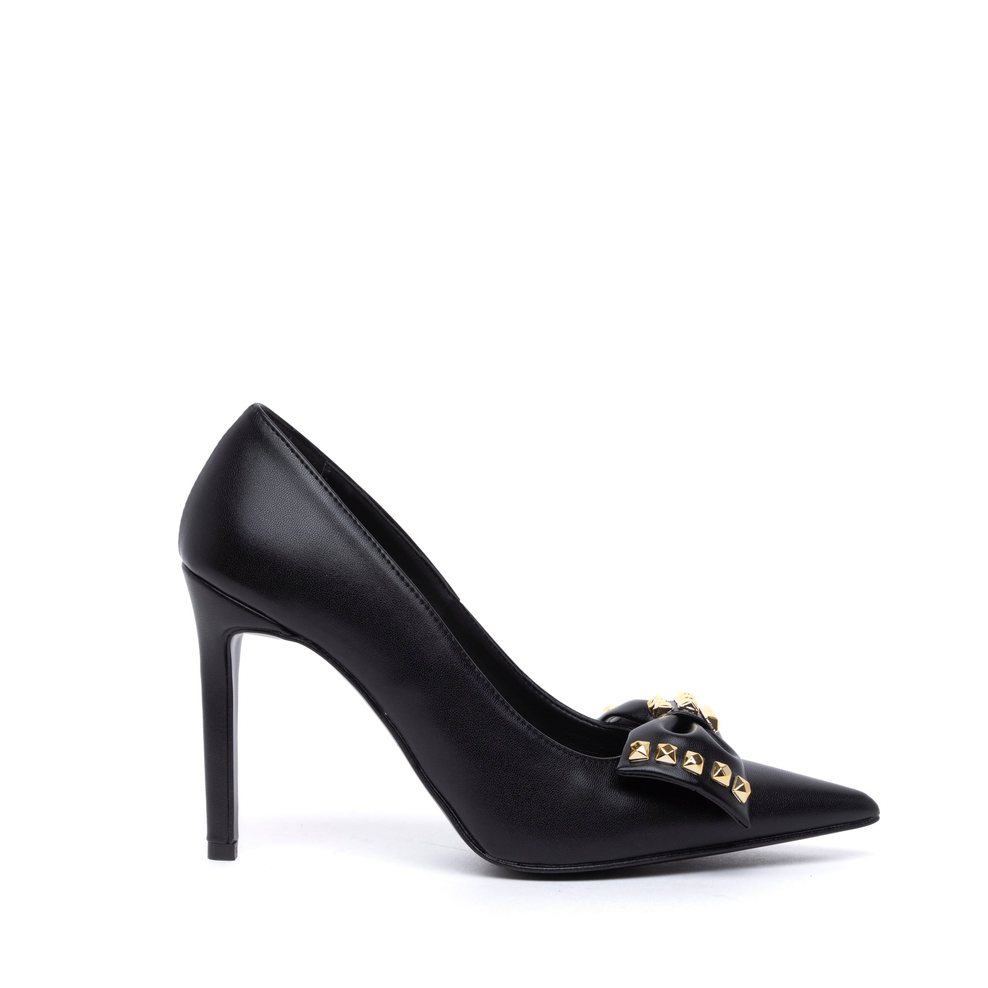 Décolleté nero con maxi fiocco. - TreemmeCreazioni