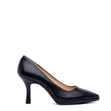 Décolleté nero con plateau.