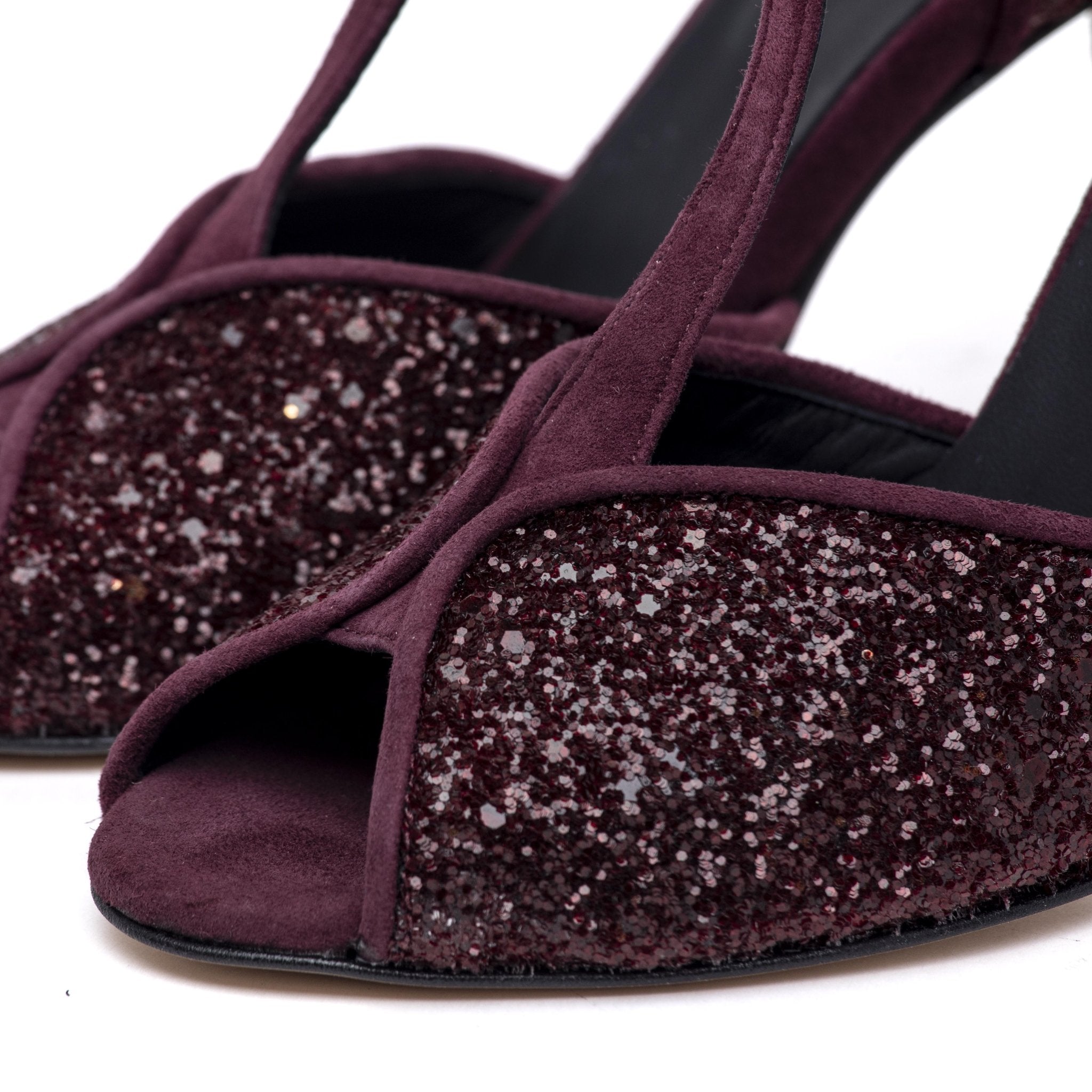 Décolleté open toe con cinturino tanguera. - TreemmeCreazioni