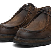 Derby uomo in pelle scamosciata anticata. - TreemmeCreazioni