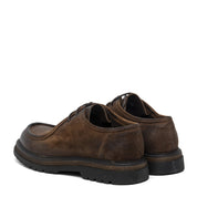 Derby uomo in pelle scamosciata anticata. - TreemmeCreazioni